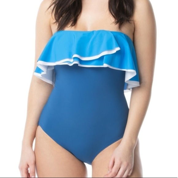CONTOURS by Coco Reef Ruffle One Piece Swimsuit - Picture 1 of 5